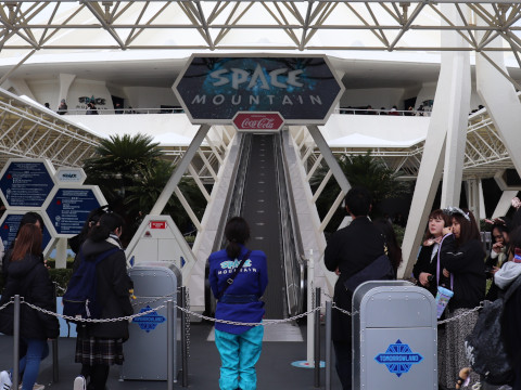 東京ディズニーランド ６大ディズニーランド 独り旅 一気旅 2019年 独りディズニー レジャー見聞録 スペースマウンテン