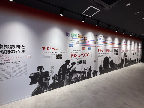 東映太秦映画村 展示館 太秦時代劇100年