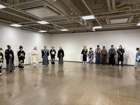 東映太秦映画村 映画セットゾーン ショー 花嫁道中 グリーティング