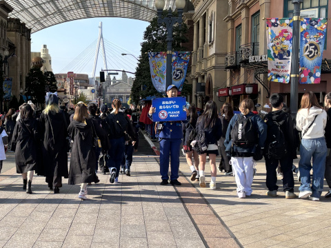 ユニバーサルスタジオジャパン 走らないでください セキュリティ 案内