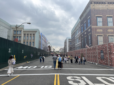 ユニバーサルスタジオジャパン ニューヨークエリア 改装中多数 再開発状態